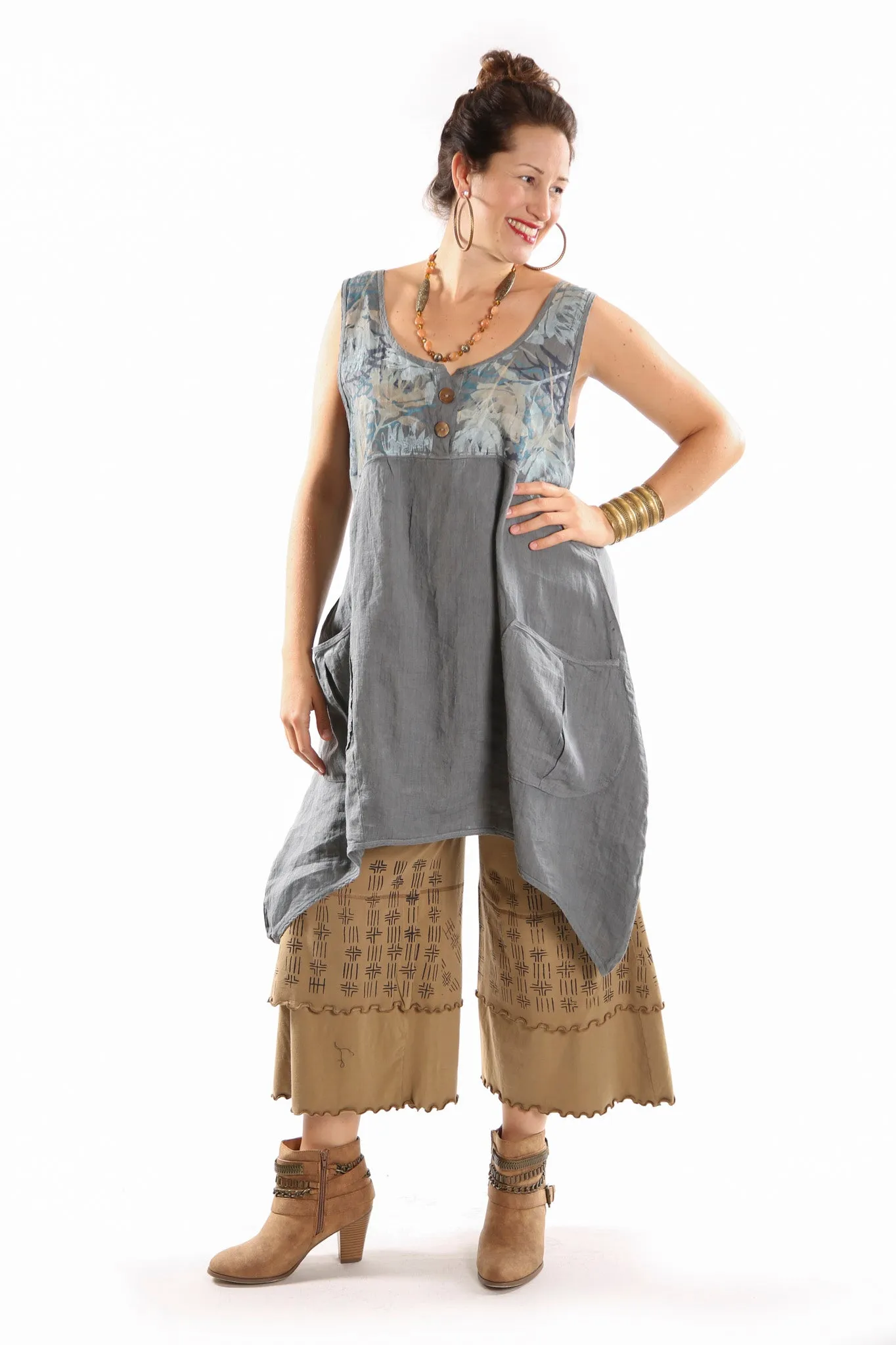 6185 Mulberry Mid Layer Linen Moonwater -P