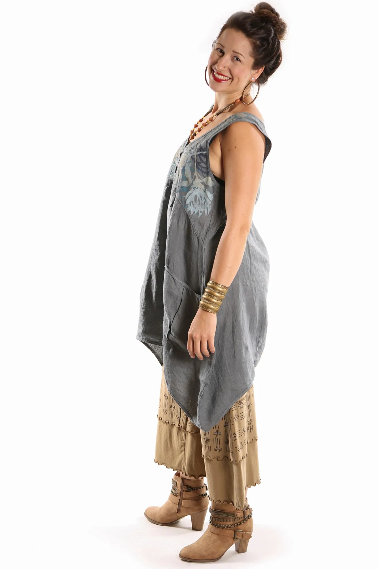 6185 Mulberry Mid Layer Linen Moonwater -P
