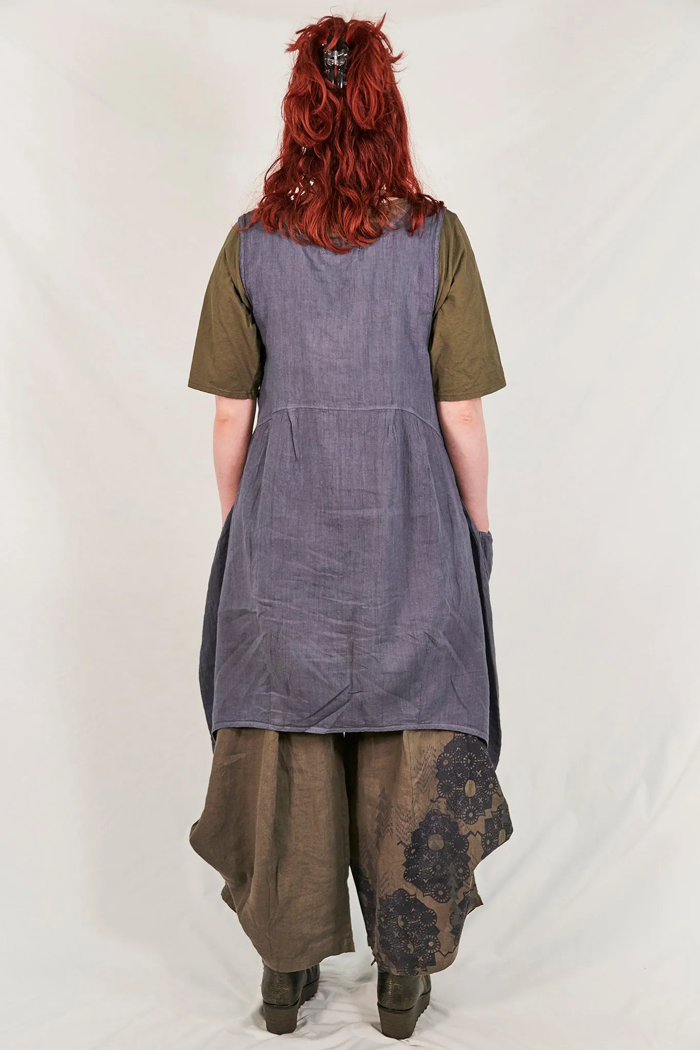 6185 Mulberry Mid Layer Linen Reflection-P