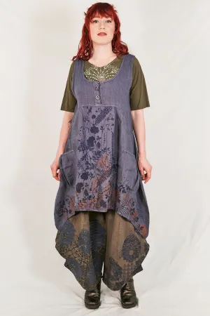 6185 Mulberry Mid Layer Linen Reflection-P