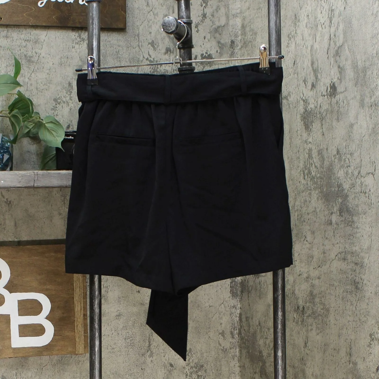 A New Day Women's Elastic Back Tie Waist Dress Shorts