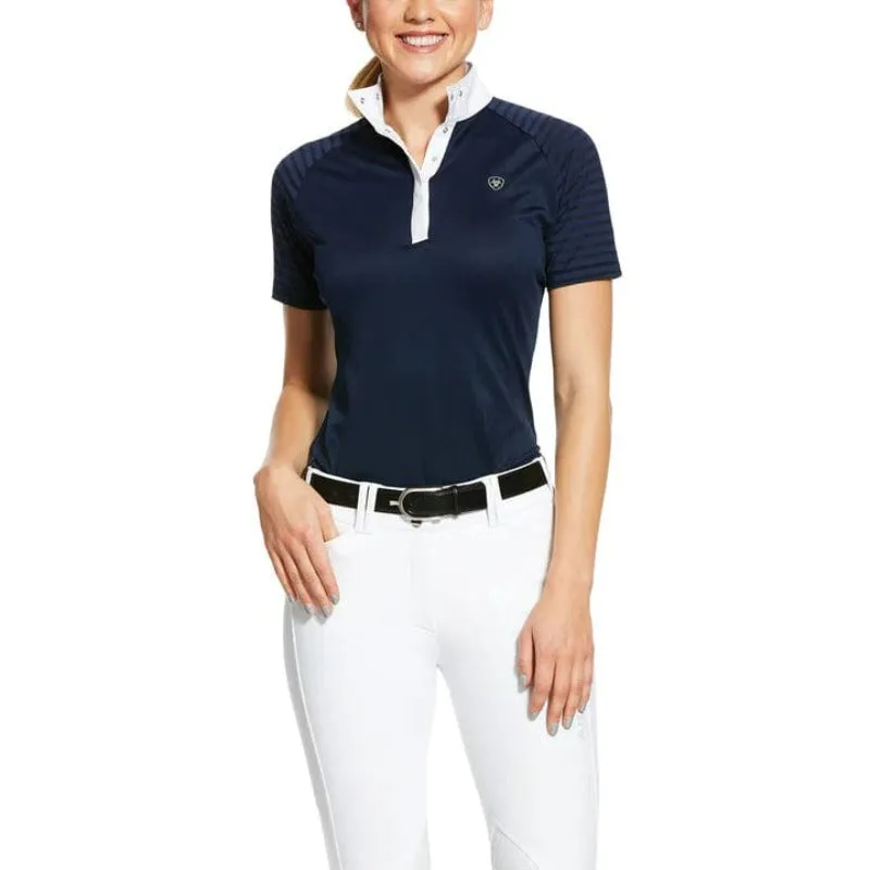 Ariat Show Shirt Womens Aptos Vent Navy