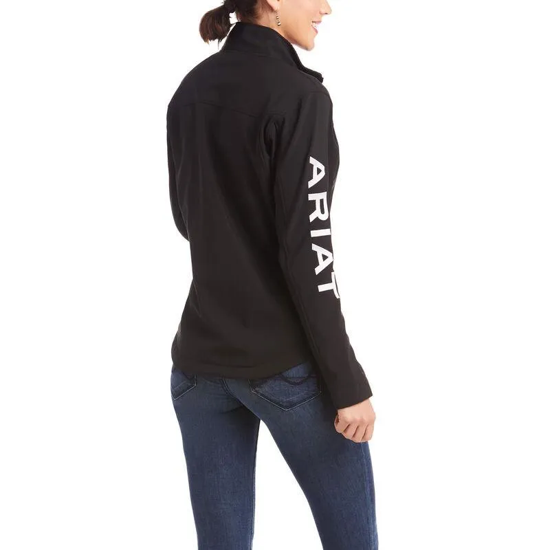 Ariat- Womens New Team Soft-shell Jacket in Black
