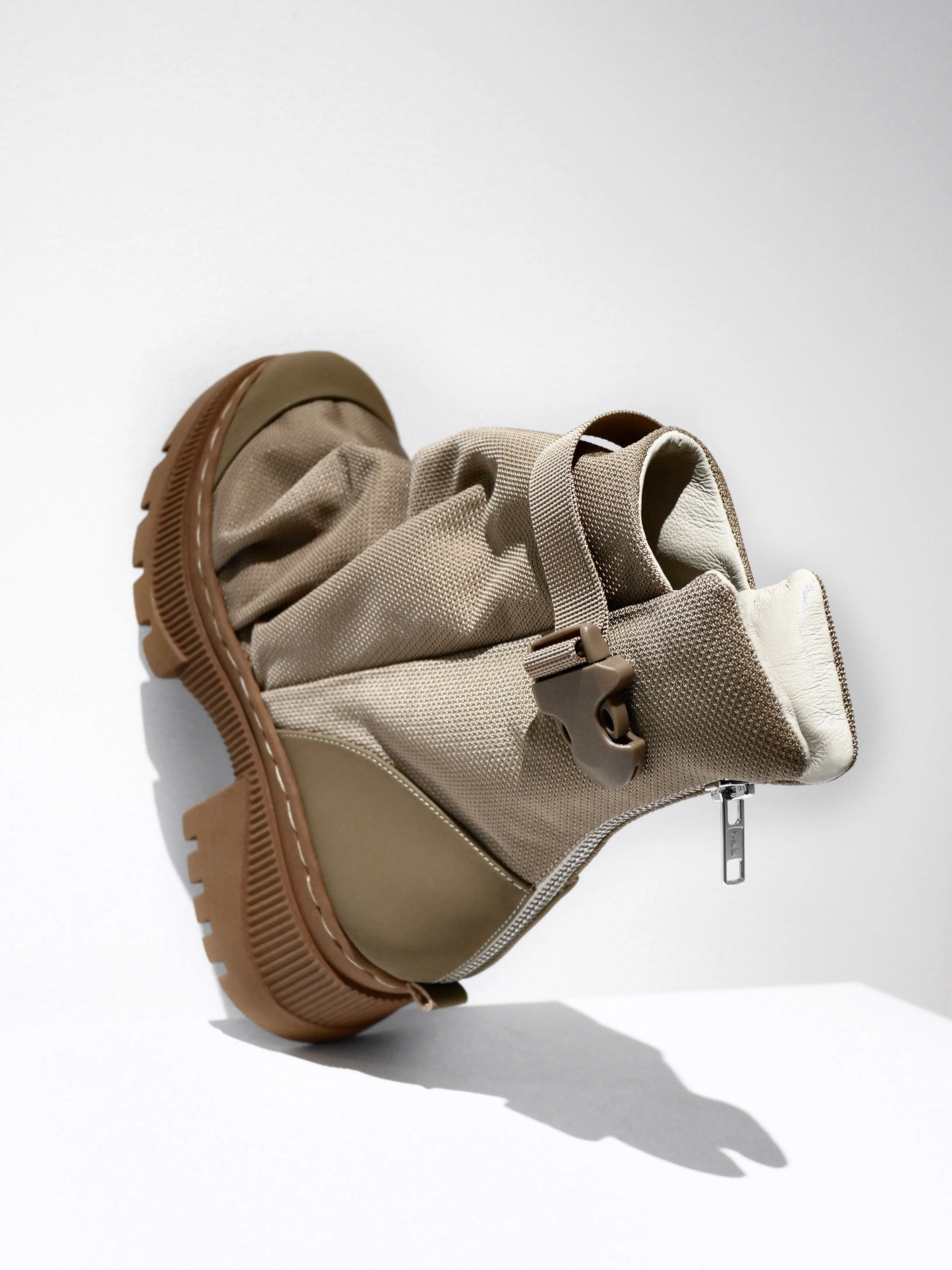 Baggy Beige Boots