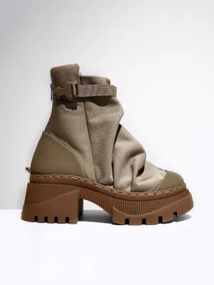 Baggy Beige Boots