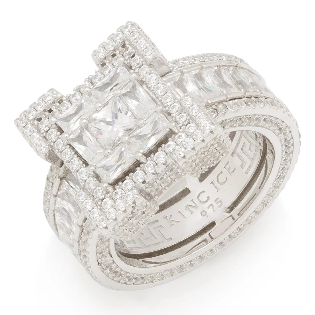 Baguette-Cut Platform Ring