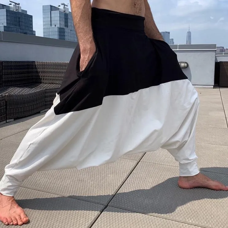 B&W Duo | Long Drop Pants | Him