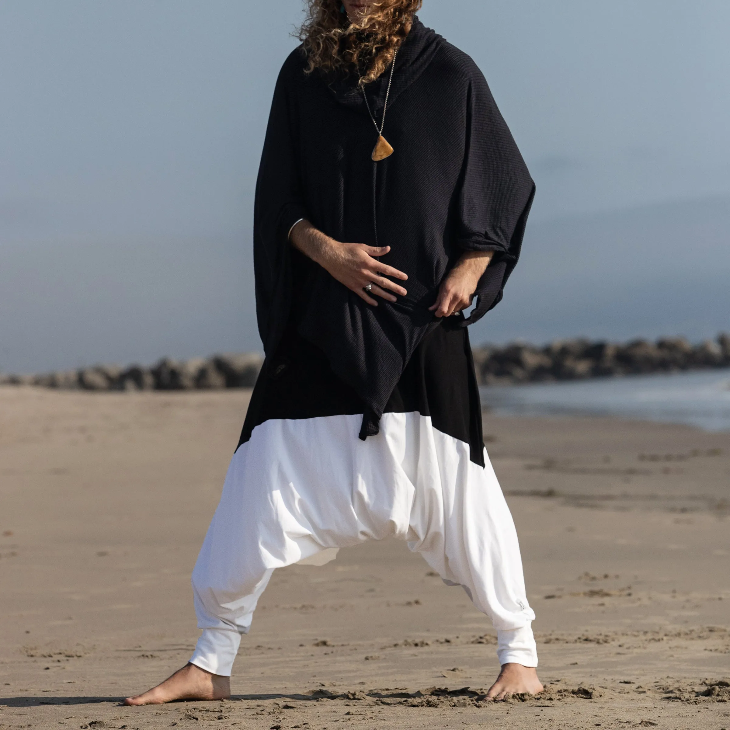 B&W Duo | Long Drop Pants | Him