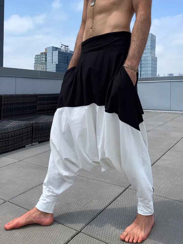 B&W Duo | Long Drop Pants | Him