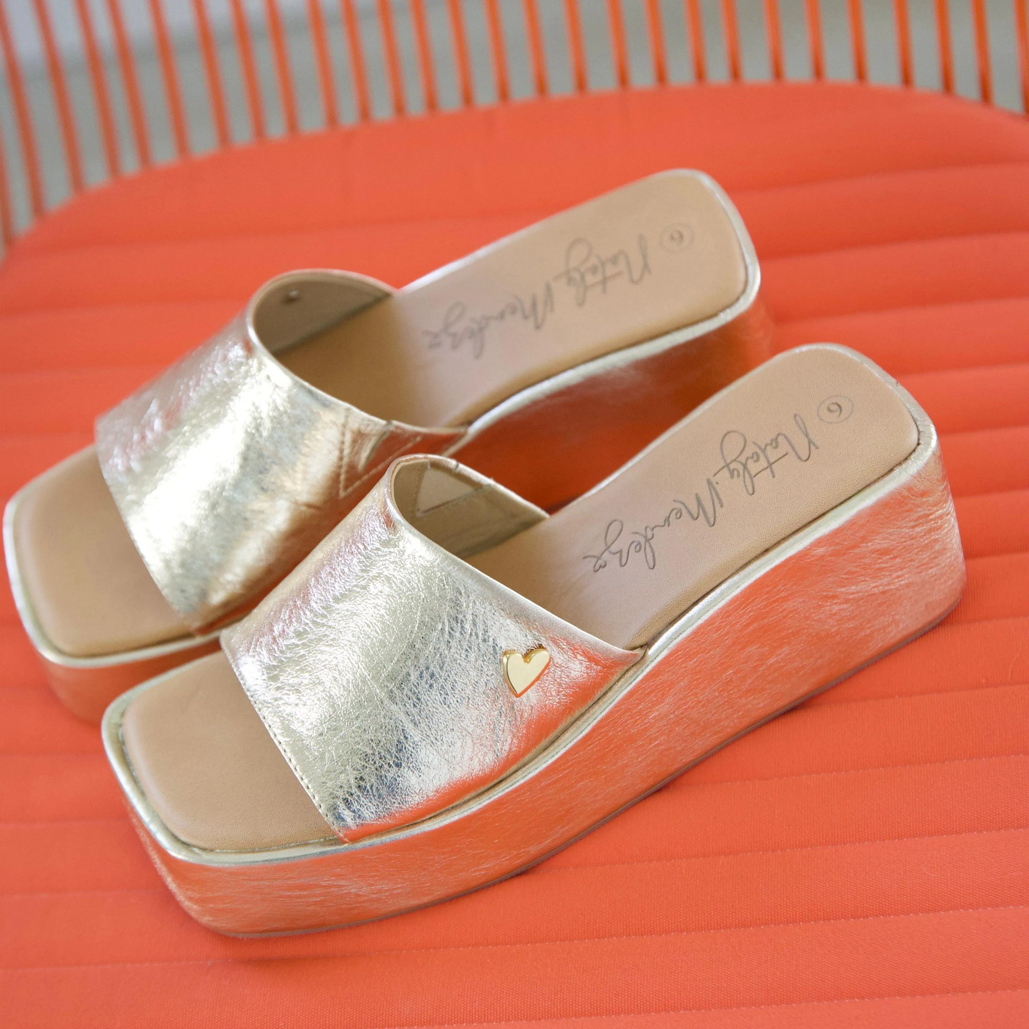 Beth Sandals - Gold
