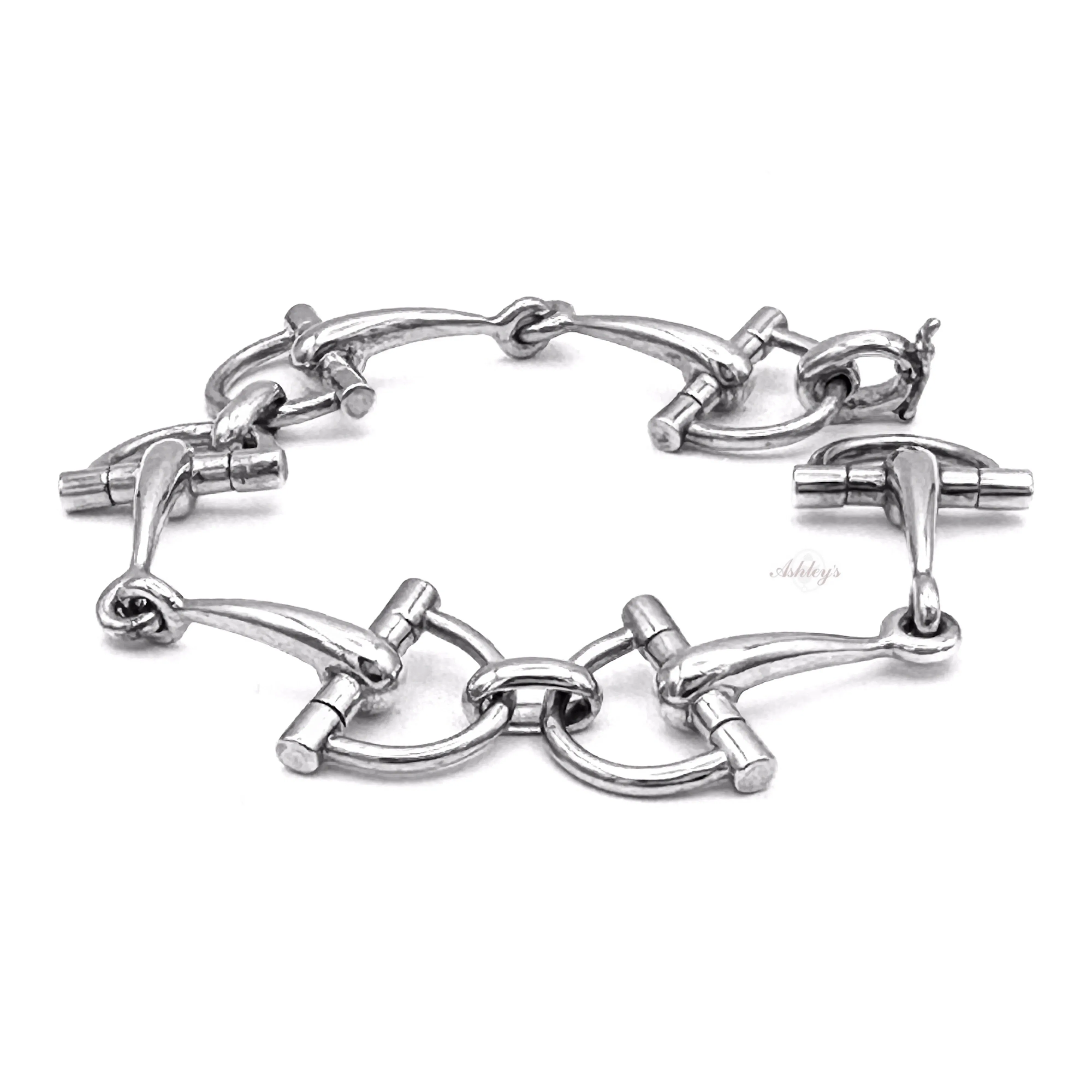 Bit Bracelet "D", Sterling SIlver