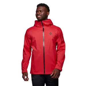 Black Diamond Stormline Stretch Rain Shell-Carmine