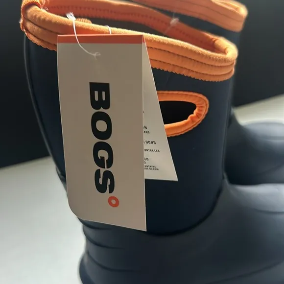 Bogs Neo Classic Waterproof Boot in Navy Multi New