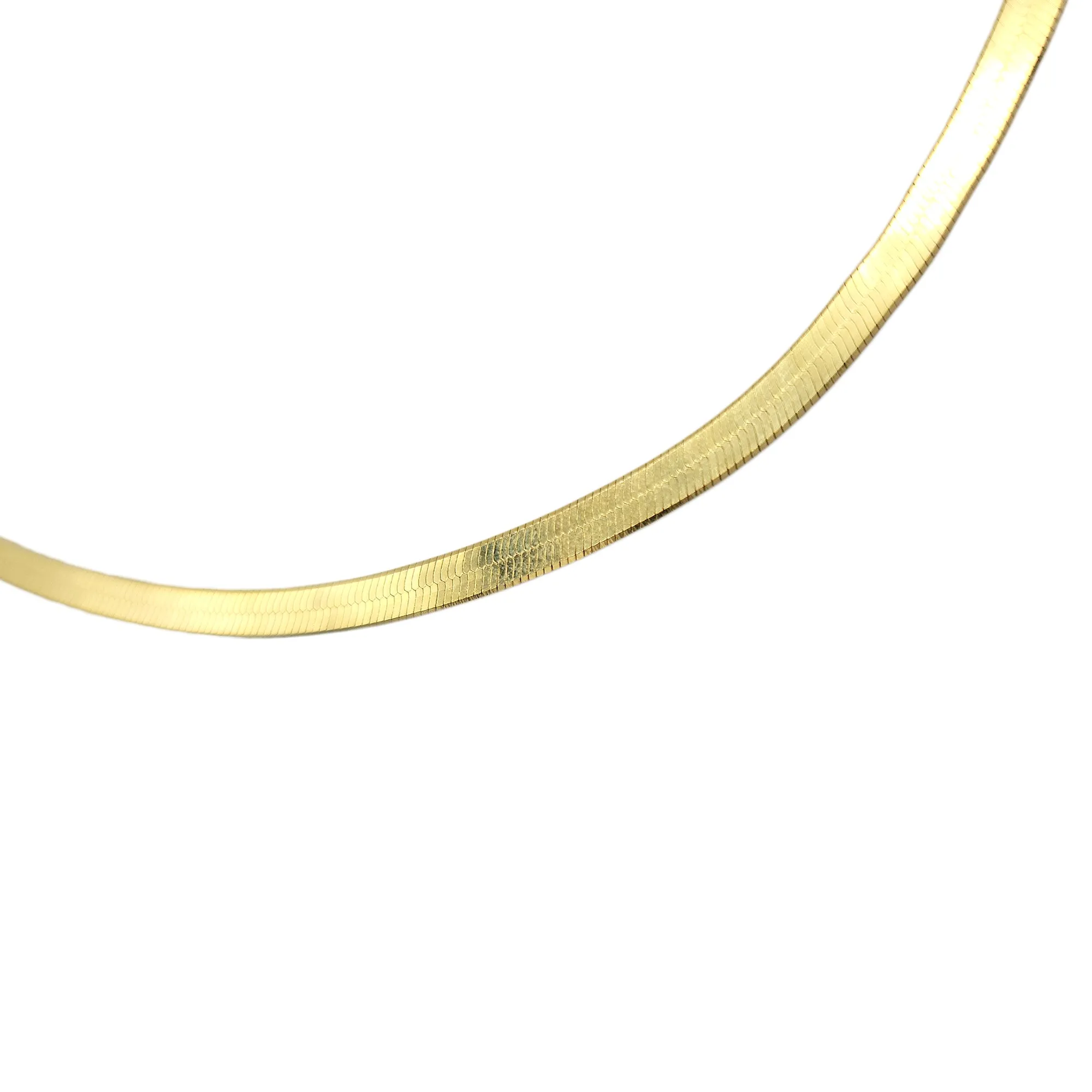 Bold Herringbone Chain Necklace