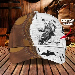 Bull Riding - Personalized Name Cap 17 - Nvc97