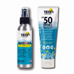 Camp Bundle - Sport SPF 50 Mineral Sunscreen   SQUITO BAN