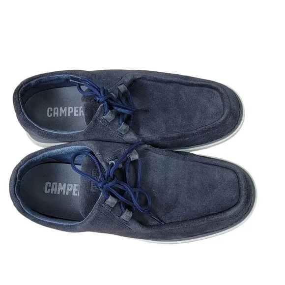 CAMPER NIXIE CHUKKA SNEAKER Blue Suede Lace Flat Casual Mens Size 9