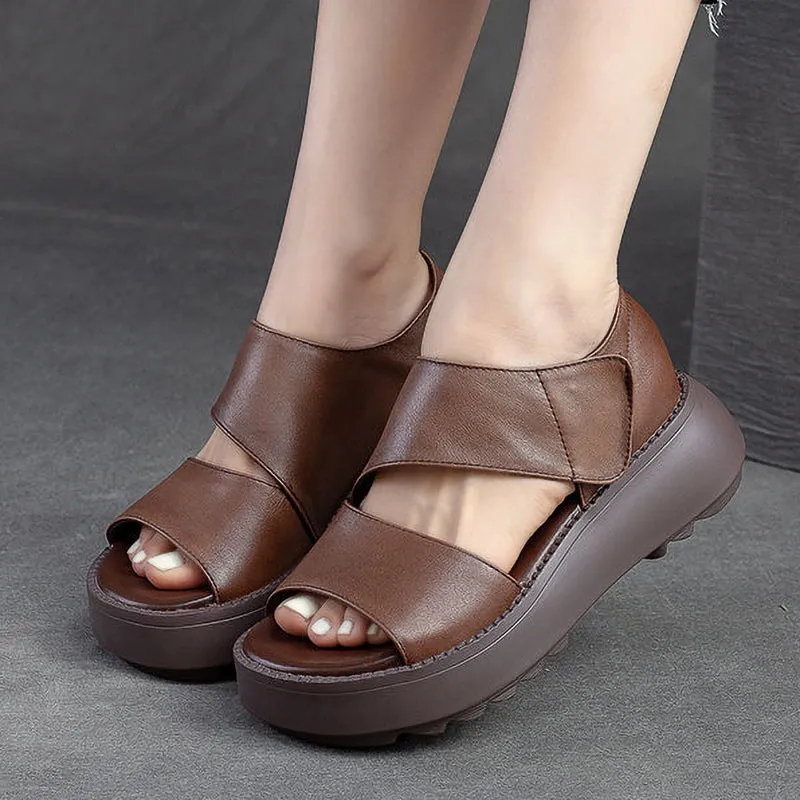 Casual Retro Women's Platform Sandals