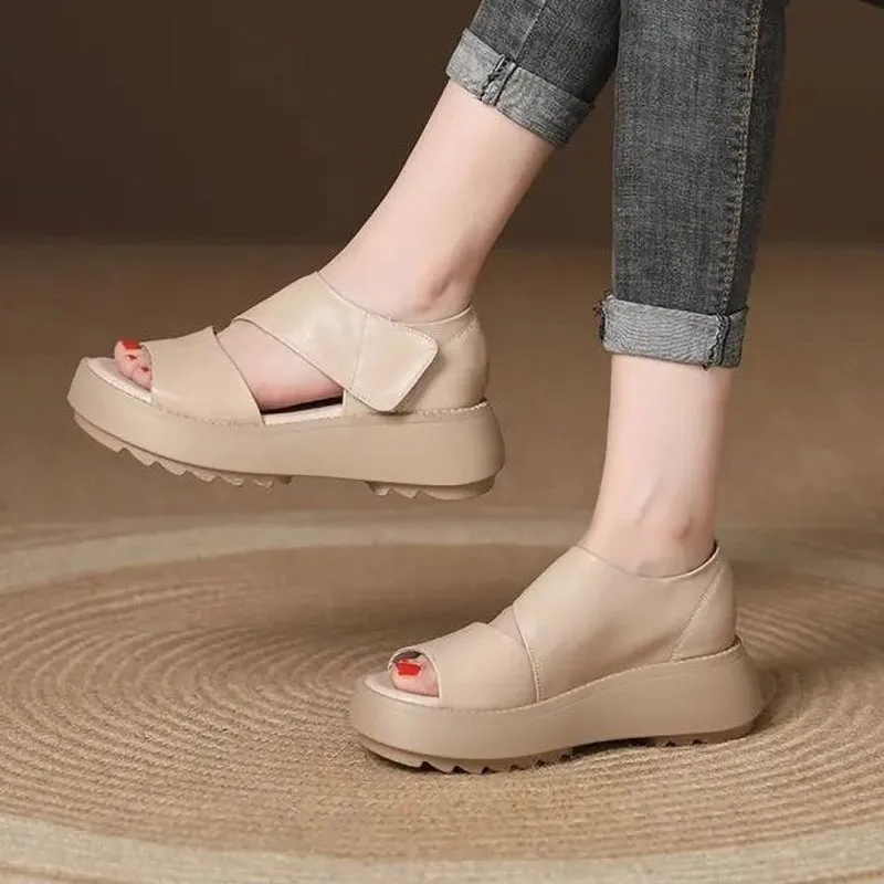 Casual Retro Women's Platform Sandals