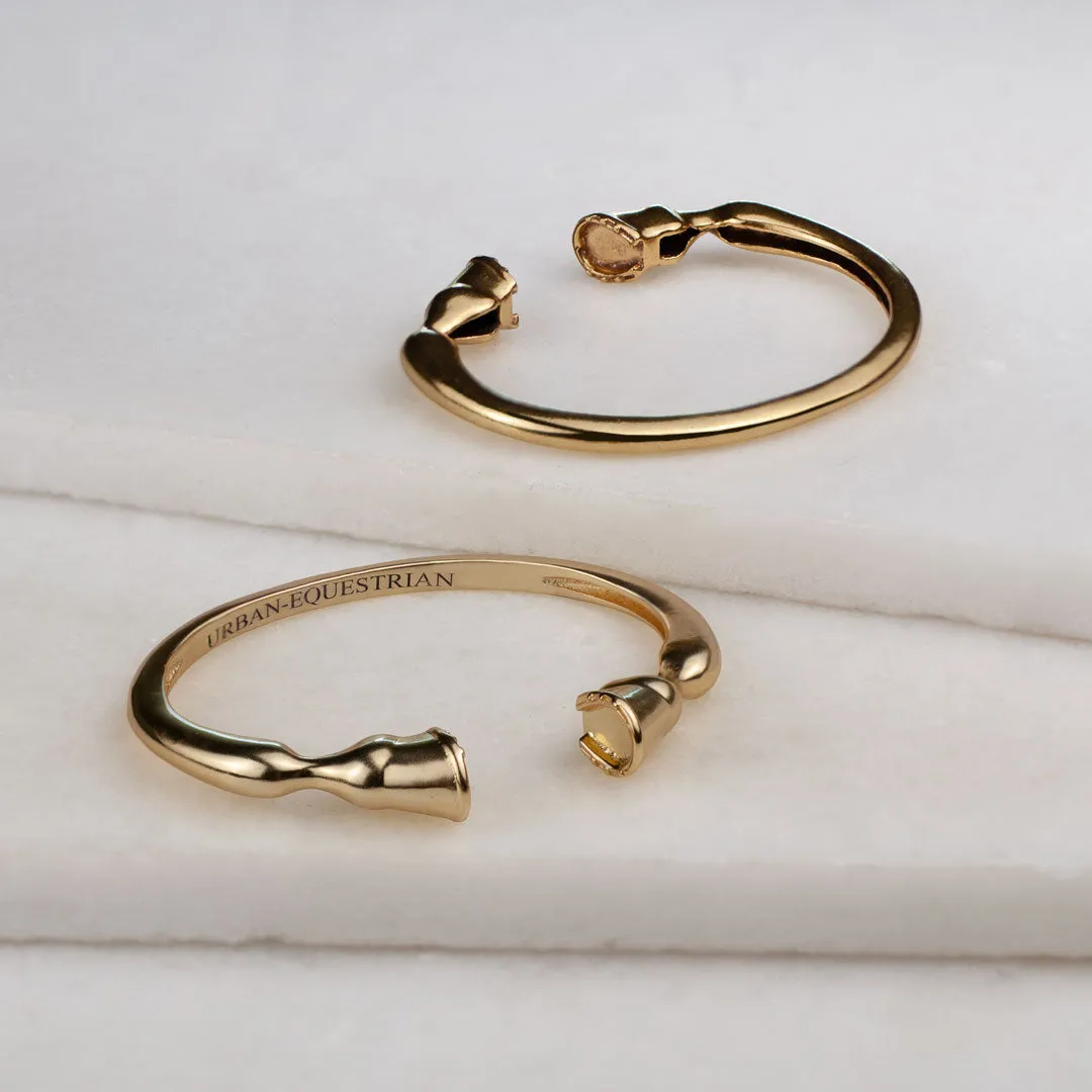 Cavallo - Horseshoe Necklace 14K Gold Vermeil