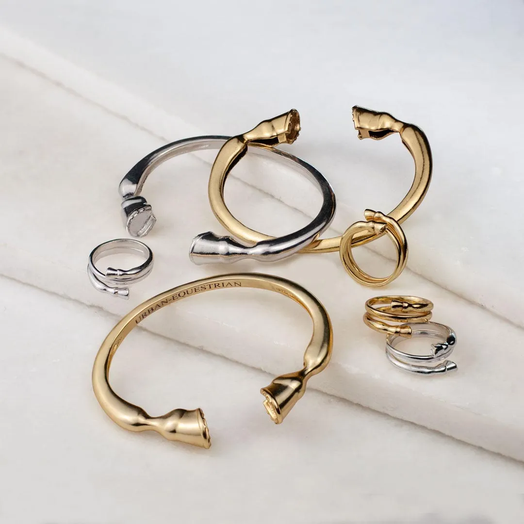 Cavallo - Horseshoe Necklace 14K Gold Vermeil