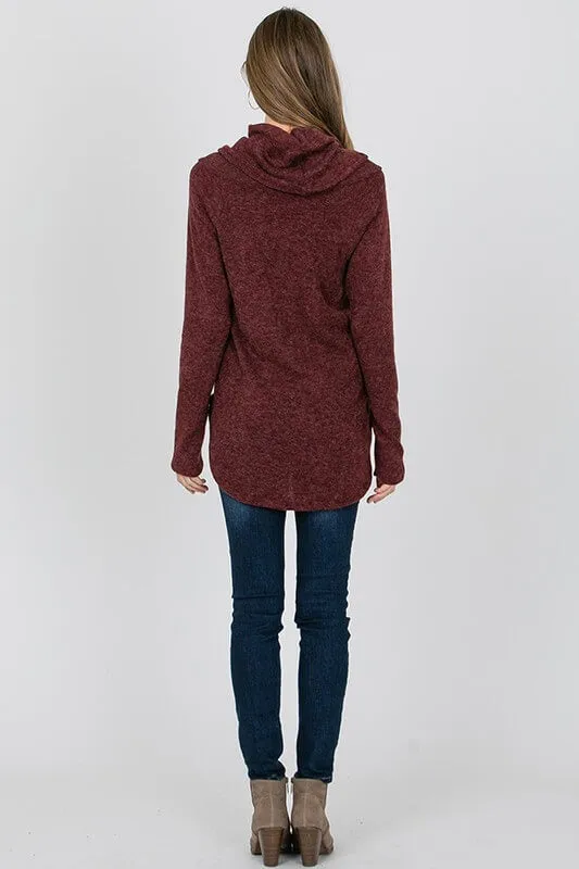 Chokecherry Turtleneck Sweater