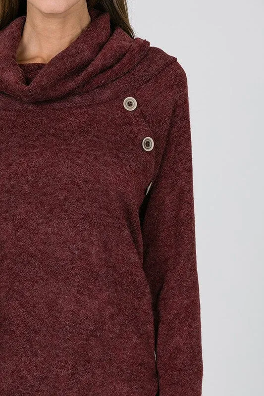 Chokecherry Turtleneck Sweater