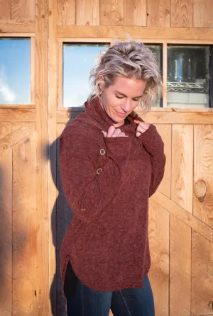 Chokecherry Turtleneck Sweater