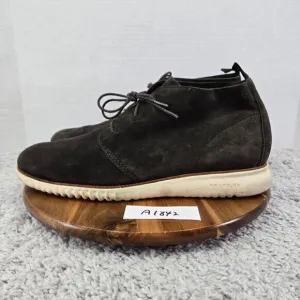 Cole Haan Grand Os Gray Suede Casual Lifestyle Daily Lace Up Chukka Boot Mens 13