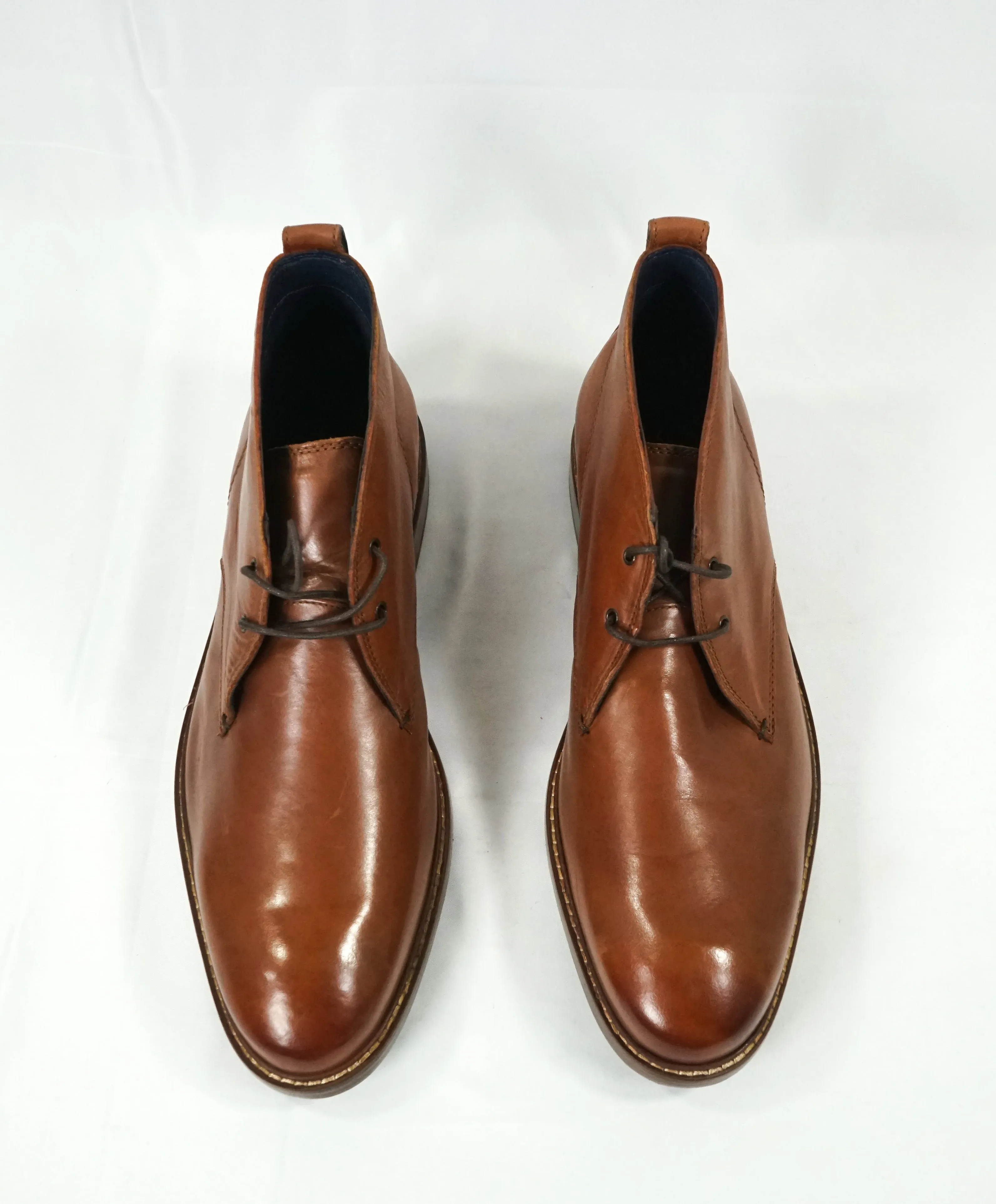 COLE HAAN - "Kennedy" Grand OS Padded Leather Chukka Boot - 10