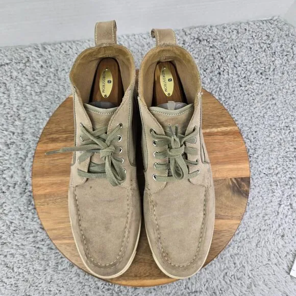 Cole Haan Tan Suede Leather Lace Up Moc Toe Casual Daily Chukka Boots Mens 11 M