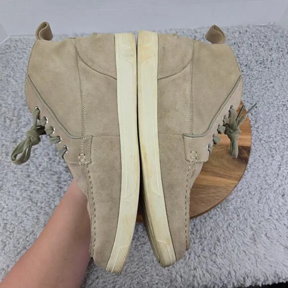 Cole Haan Tan Suede Leather Lace Up Moc Toe Casual Daily Chukka Boots Mens 11 M