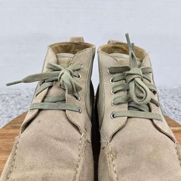 Cole Haan Tan Suede Leather Lace Up Moc Toe Casual Daily Chukka Boots Mens 11 M