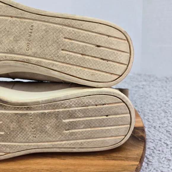 Cole Haan Tan Suede Leather Lace Up Moc Toe Casual Daily Chukka Boots Mens 11 M