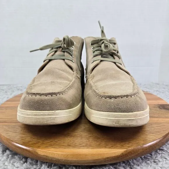 Cole Haan Tan Suede Leather Lace Up Moc Toe Casual Daily Chukka Boots Mens 11 M