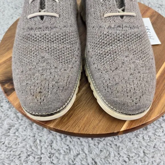 Cole Haan ZeroGrand Gray Stitchlite Chukka Casual Lifestyle Shoes Mens 9.5 M