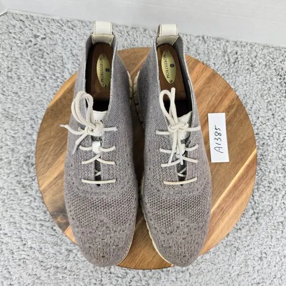 Cole Haan ZeroGrand Gray Stitchlite Chukka Casual Lifestyle Shoes Mens 9.5 M