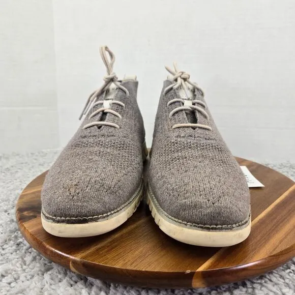 Cole Haan ZeroGrand Gray Stitchlite Chukka Casual Lifestyle Shoes Mens 9.5 M
