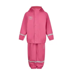 Color Kids Rain Jacket & Bib Pant Set - Honeysuckle