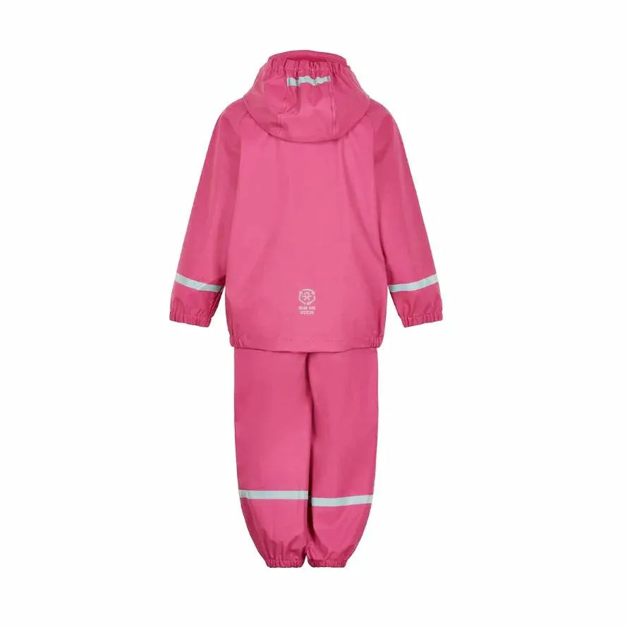 Color Kids Rain Jacket & Bib Pant Set - Honeysuckle