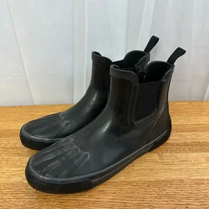 Columbia Black Chelsea Waterproof Rain Boot Womens Size 9