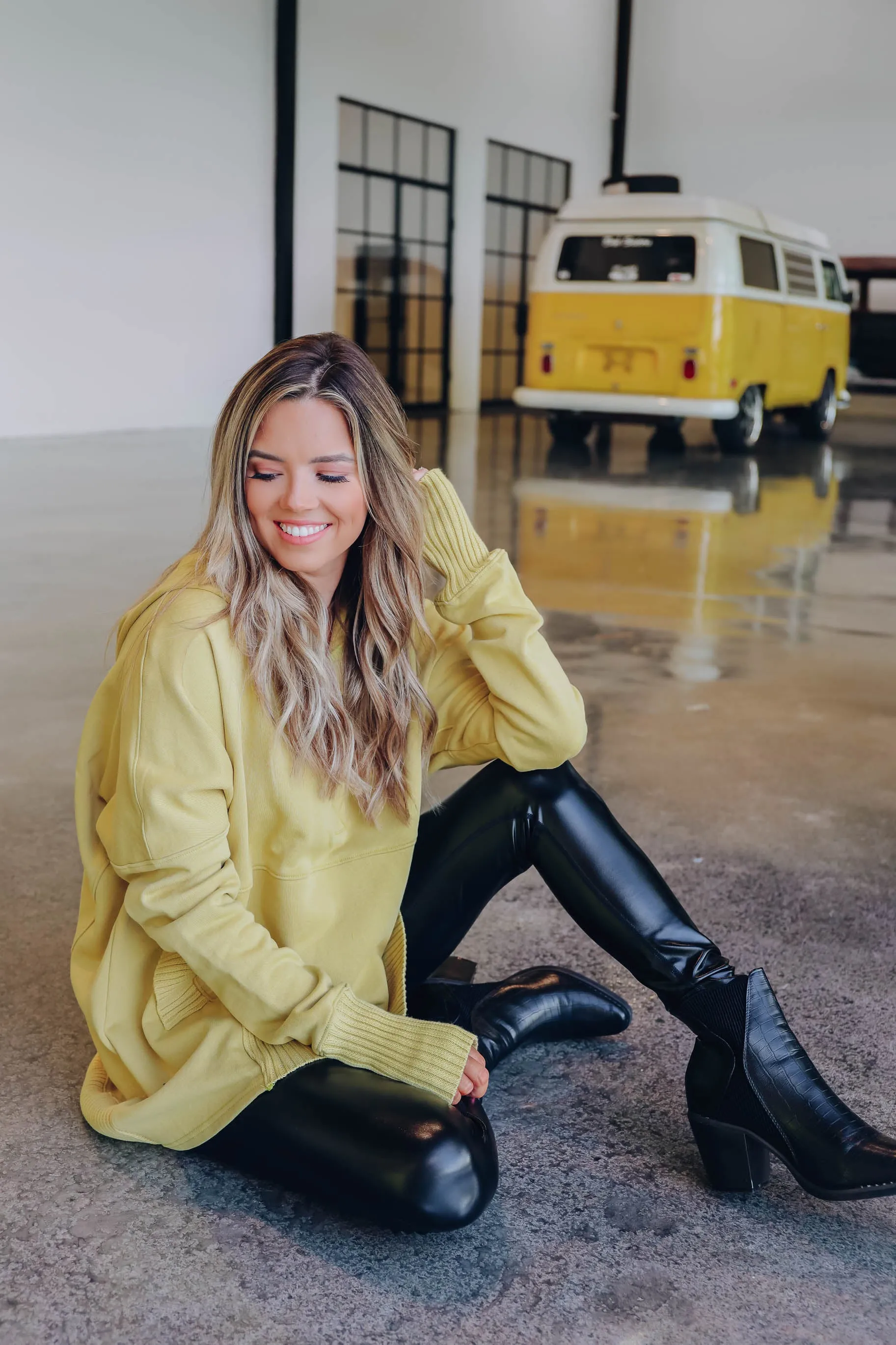 Cover Me Up Kangaroo Hoodie - Mustard