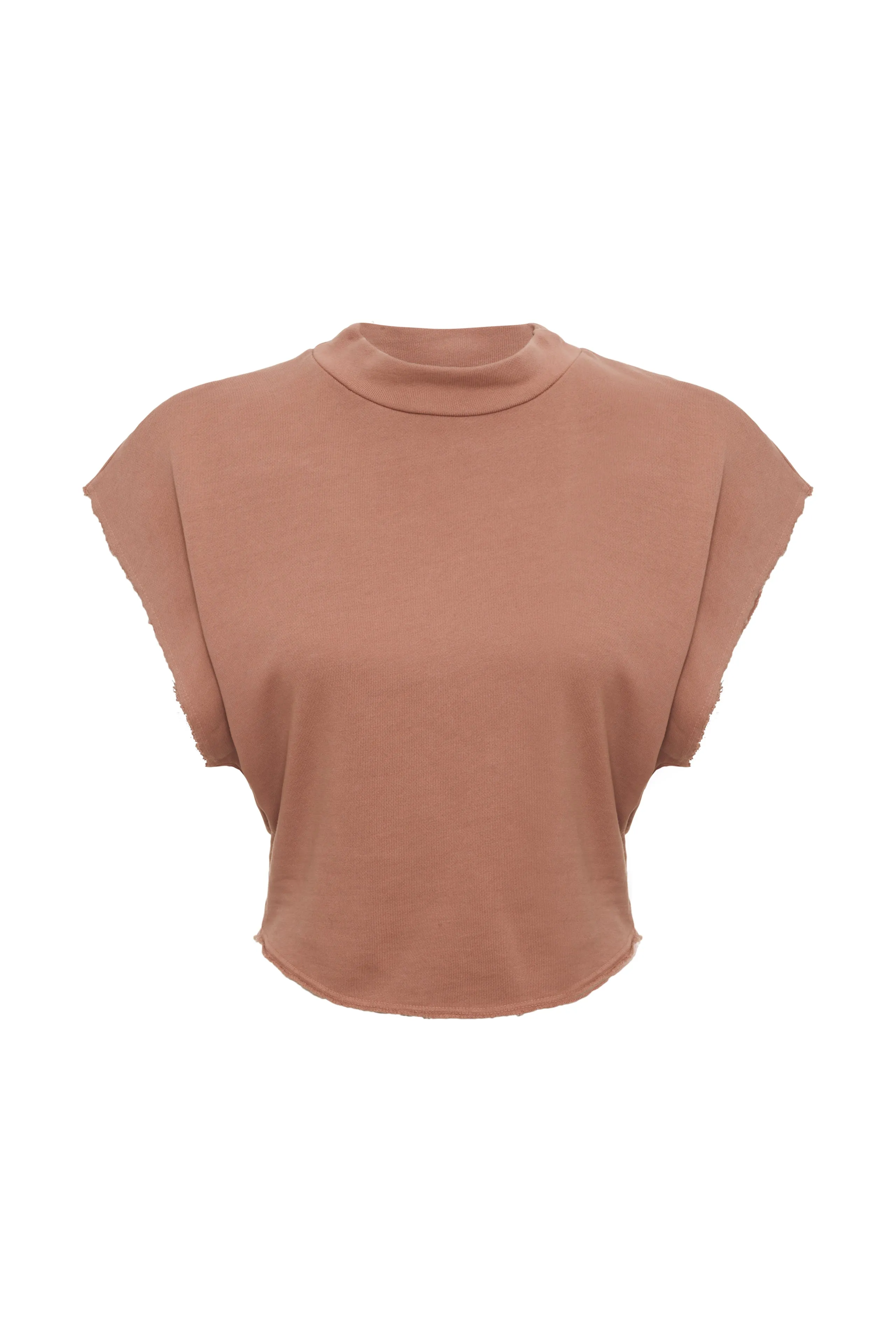 Crop Turtleneck Tank
