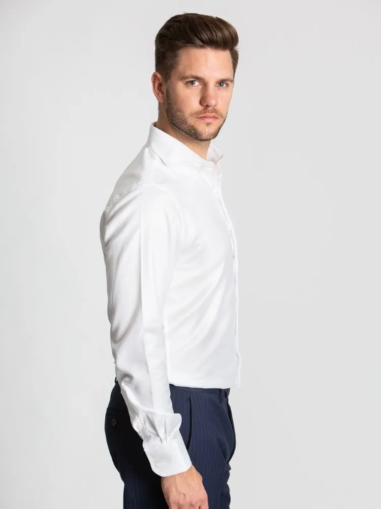 Cutaway White Premium Non-Iron Shirt