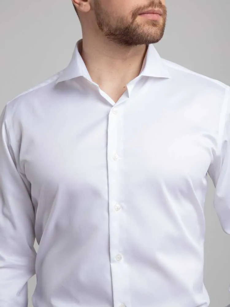 Cutaway White Premium Non-Iron Shirt