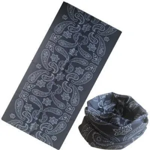 Dark Grey Paisley Schlauchtuch