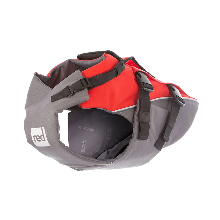 Dog Buoyancy Aid Red/Grey