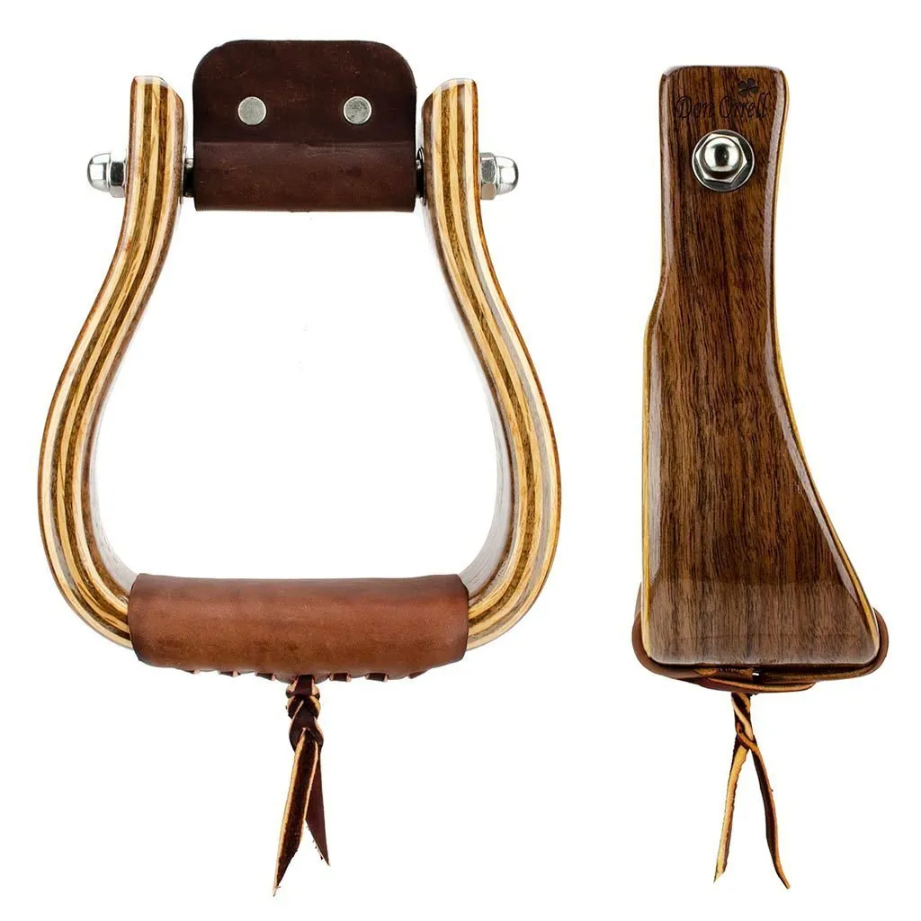Don Orrell 3" Offset Wooden Stirrups