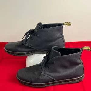 Dr. Martens Men's Henrie Black Canvas Chukka Boots, Sz 11