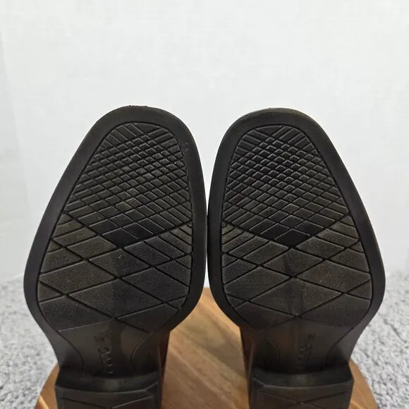 Ecco Melbourne Brown Leather Casual Lace Up Daily Lifestyle Chukka Boots Mens 44